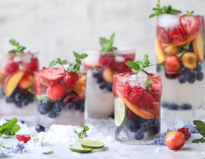 Cocktail léger coco-fruits