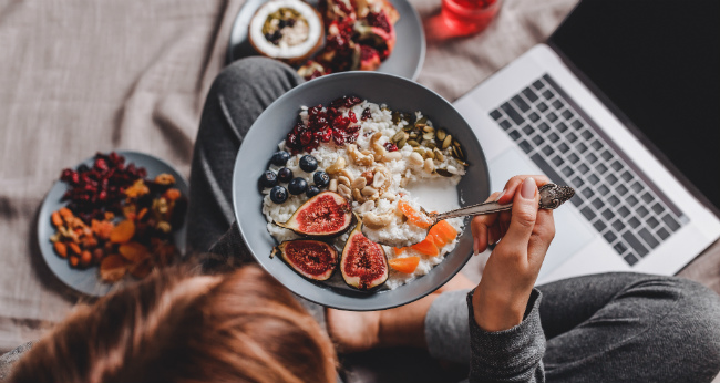 recettes végétaliennes sur Internet