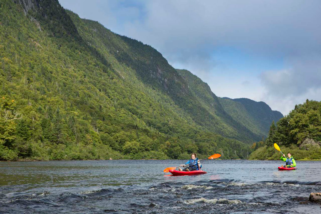kayak valle parc national jacques cartier