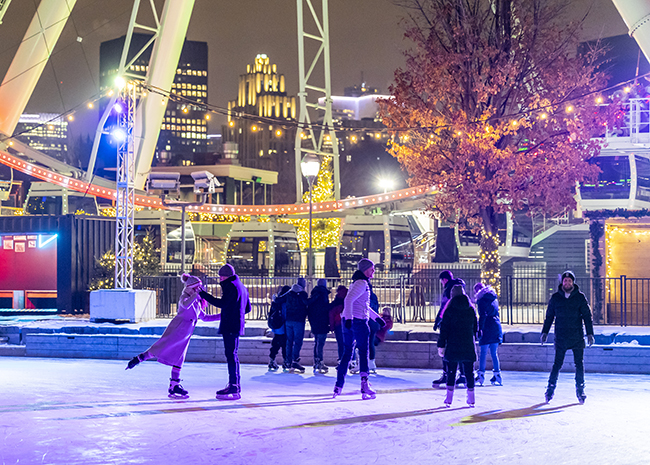 patinoire extérieur