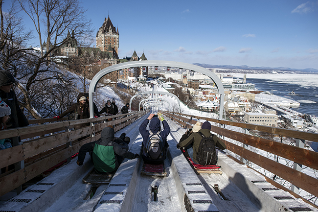 Terasse Dufferin glissade