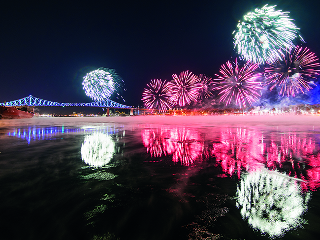 feux d'artifices Montréal