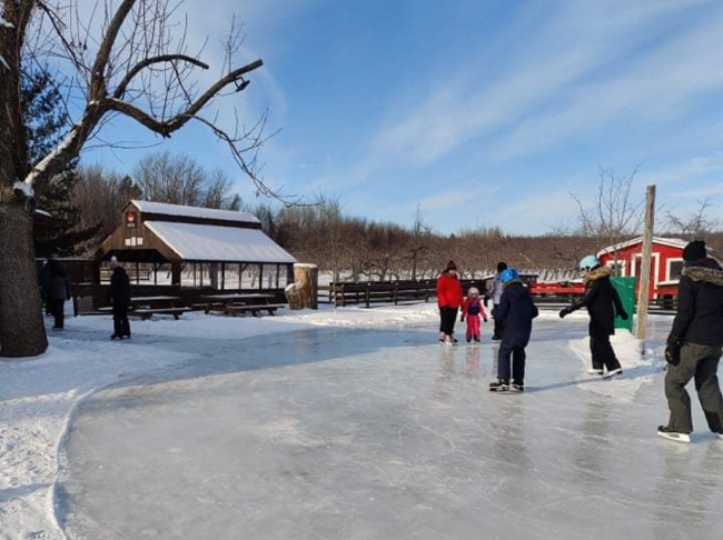 patinoire exterieur hiver