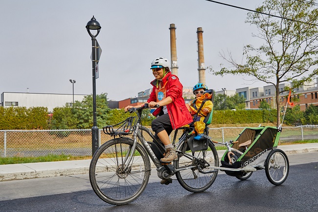 Mères à vélo: faire tomber les barrières