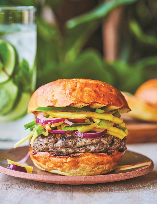 Burger à la jamaïcaine